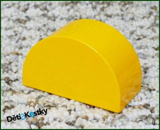 Lego® Duplo® Kostka Půlkulatá - Světle Oranžová