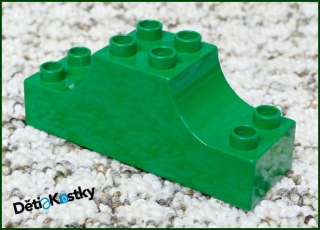 Lego® Duplo® Kostka 2x6 Tvarovaná Zelená