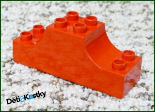 Lego® Duplo® Kostka 2x6 Tvarovaná Červená