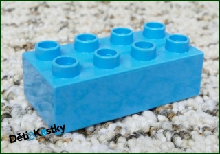 Lego® Duplo® Kostka 2x4 Světle Tyrkysová