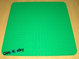 Duplo deska velká 24x24 pinů zelená (38x38cm)