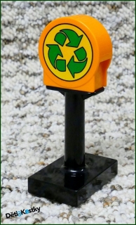 Lego® Duplo® Značka Oranžová Kulatá - Recyklace
