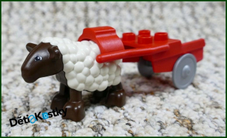 Lego® Duplo® Ovečka - Červený Vozík
