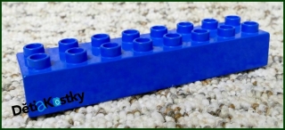 Lego® Duplo® Kostka 2x8 Modrá