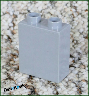 Lego® Duplo® Kostka 1x2x2 Světle Šedá