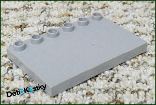 Lego® Duplo® Podložka/Destička 4x6 Světle Šedá (Stříška)