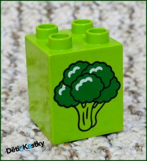 Lego® Duplo® Kostka 2x2x2 Zelená - Brokolice