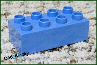 Lego® Duplo® Kostka 2x4 Světle Modrá