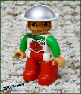 Lego® Duplo® Závodník Octan s Bílou Helmou