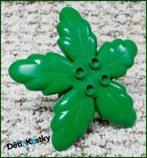 Lego® Duplo® Koruna (Květina) Velká Tmavě Zelená