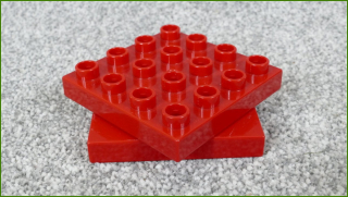 Lego® Duplo® Otočná Část Velká Červená