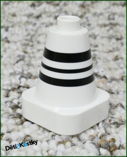 Lego® Duplo® Kužel Bílý