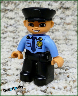 Lego® Duplo® Figurka Policista s Kravatou - Novější Typ