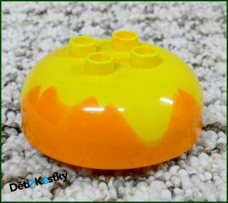 Lego® Duplo® Kostka - Kopeček Zmrzliny Oranžovo/Žlutý