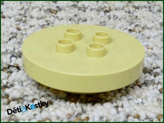 Lego® Duplo® Stůl Kulatý Nízký Béžový