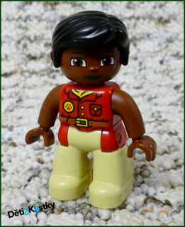 Lego® Duplo® Figurka Černoška s Drdolem