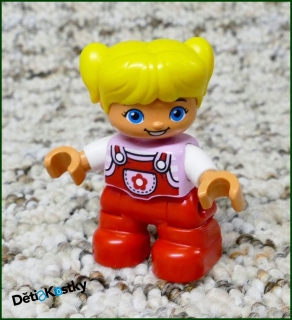 Lego® Duplo® Figurka Dítě Blond s Kytičkou