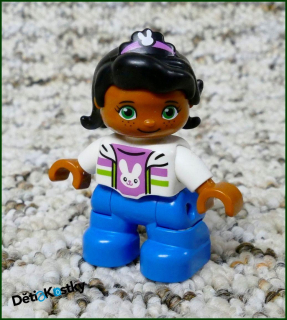 Lego® Duplo® Figurka Dítě s Černými Vlasy a Mašličkou