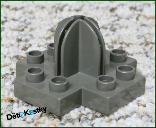Lego® Duplo® Podstavec pro Plastové Stěny Šedý