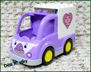 Lego® Duplo® Dodávka Fialová/Sanitka