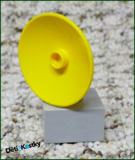 Lego® Duplo® Radar Žlutý Kulatý - Šedý Podstavec