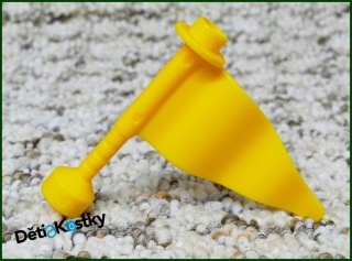Lego® Duplo® Vlajka se Stožárem Světle Oranžová