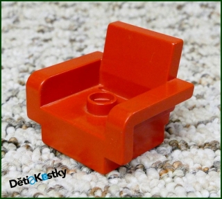 Lego® Duplo® Křeslo Hranaté Červené