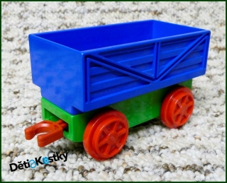 Lego® Duplo® Vagon Malý Zelený - Modrá Korba