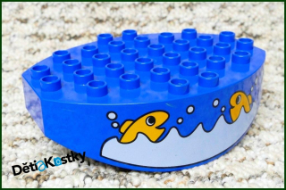 Lego® Duplo® Podložka/Destička 6x8 Modrá Akvarium/Bazén