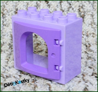 Lego® Duplo® Okno Hradu Světle Fialové - Fialové Okno