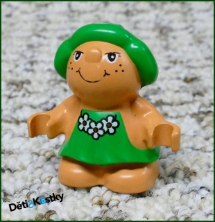 Lego® Duplo® Forestík Zelený s Kytičkami
