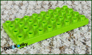 Lego® Duplo® Podložka/Destička 4x8 Limetka