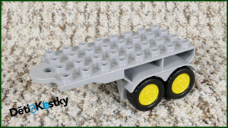 Lego® Duplo® Návěs pro Tahač Světle Šedý - Novější Typ