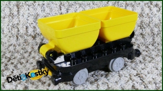 Lego® Duplo® Vagon s Vyklápěcími Žlutými Kontejnery