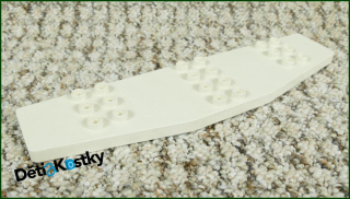 Lego Duplo ® Podložka 16x4 Bílá - Křídlo