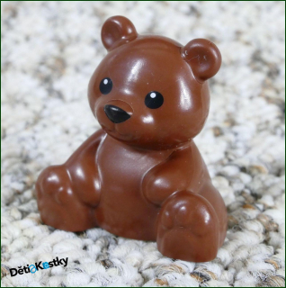 Lego® Duplo® Medvídek Sedící Malinký Tmavě Hnědý