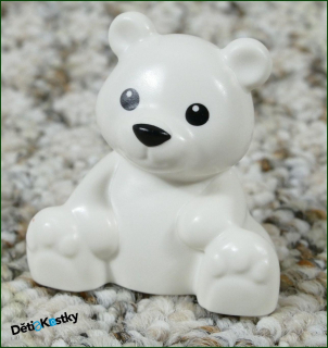 Lego® Duplo® Medvídek Sedící Malinký Bílý