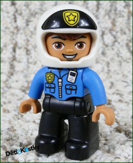 Lego® Duplo® Figurka Policista Motorkář s Helmou