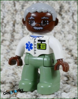 Lego® Duplo® Figurka Doktor Černoch
