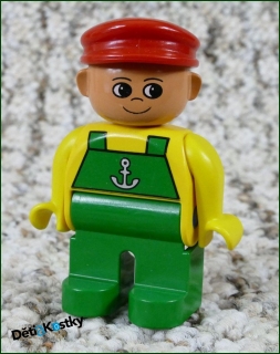 Lego® Duplo® Figurka Námořník Žluto/Zelený