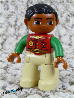 Lego® Duplo® Figurka Pán v Červené Bundě