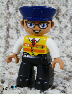 Lego® Duplo® Figurka Strojvedoucí Ve Žlutém