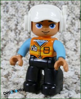 Lego® Duplo® Figurka Pilota s Bílou Helmou