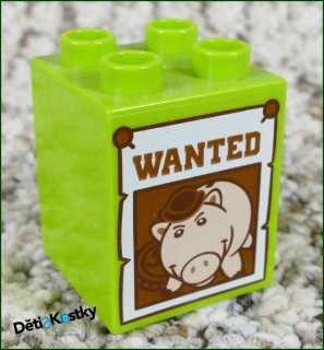 Lego® Duplo® Kostka 2x2x2 Limetka Wanted