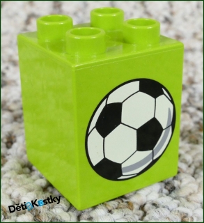 Lego® Duplo® Kostka 2x2x2 Limetka Kopačák