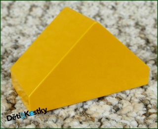 Lego® Duplo® Kostka 4x2x2 Oranžová Stříška Zkosená