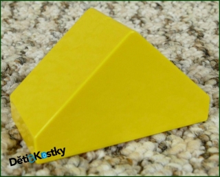 Lego® Duplo® Kostka 4x2x2 Žlutá Stříška Zkosená