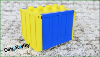 Lego® Duplo® Kontejner Žlutý 4x4 Boční Modrá Dvířka