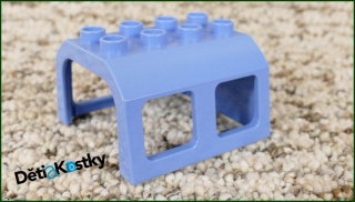 Lego® Duplo® Střecha pro Mašinky-Vagony 4x4 Světle Modrá