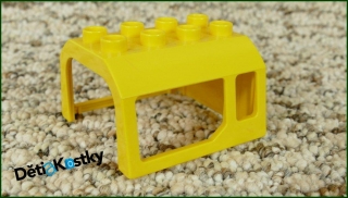 Lego® Duplo® Střecha pro Mašinky-Vagony 4x4 Žlutá